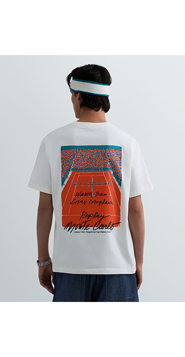 REPLAY × Monte Carlo Country Club オーバーサイズ Tシャツ